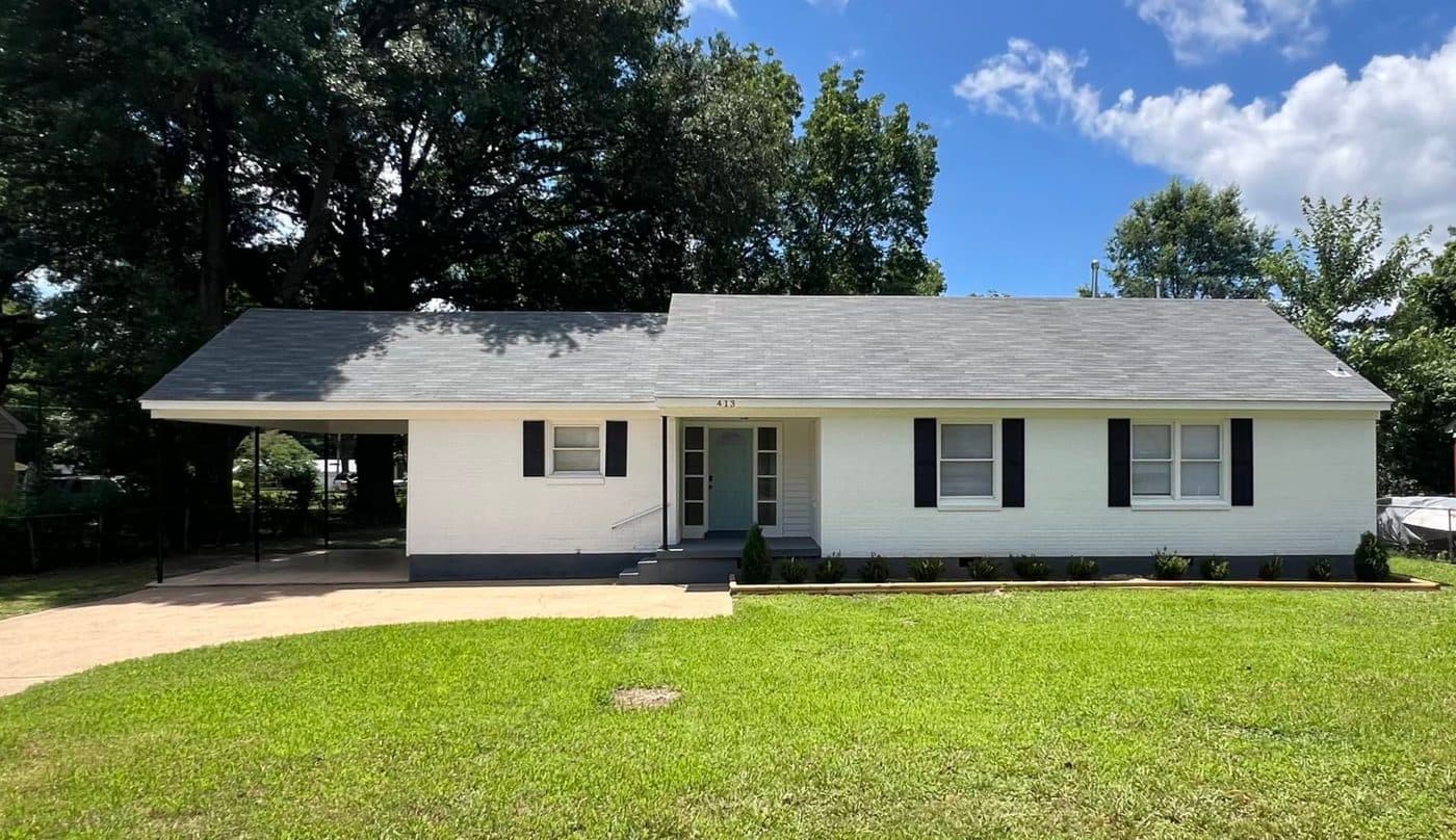 A renovated rental home under Mid South management