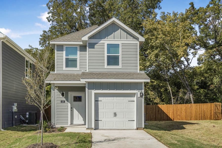 A renovated home in the Oak Cliff area of Dallas