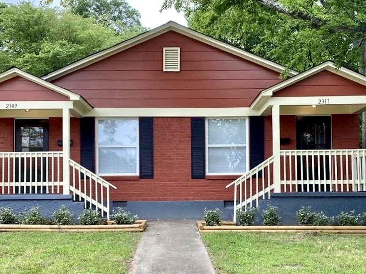 A renovated home in the South End area of Little Rock