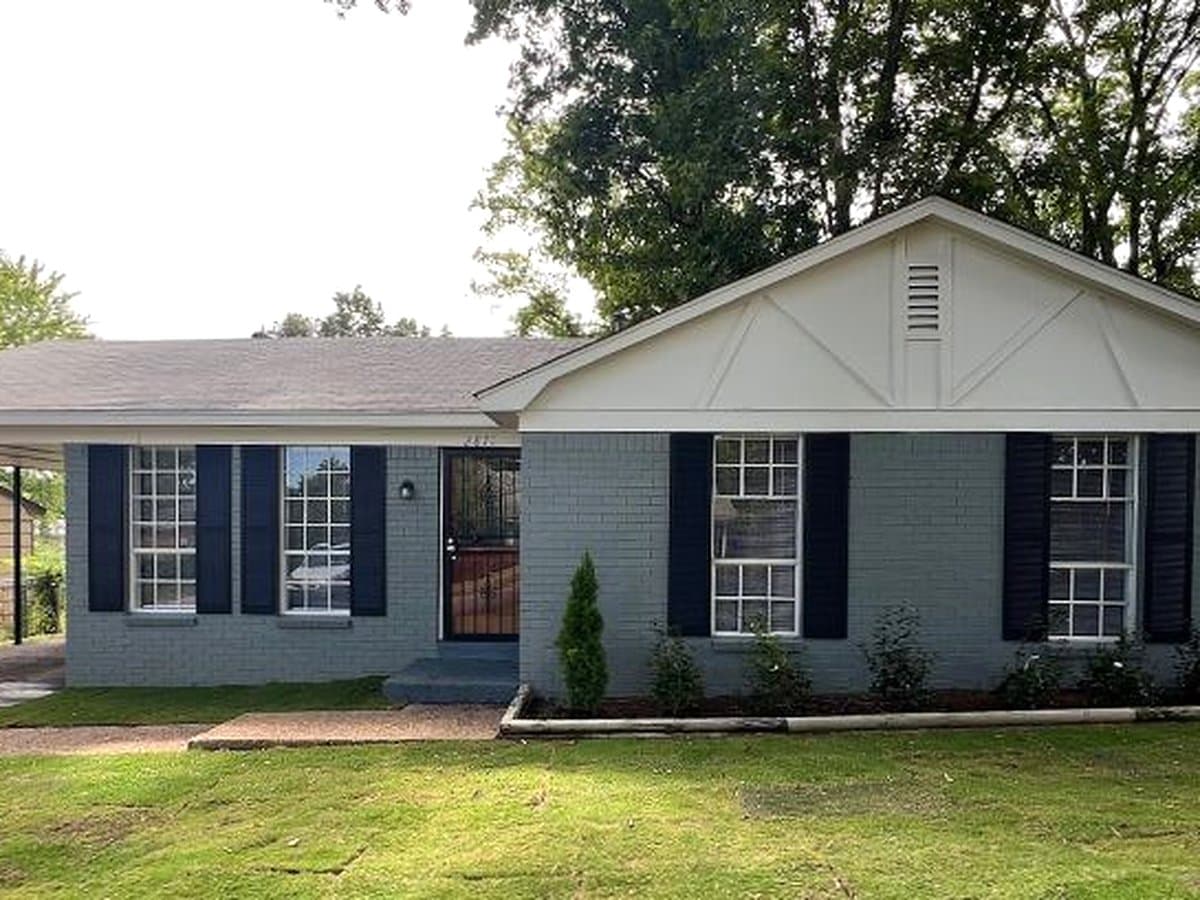 A renovated home in the Frayser area of Memphis