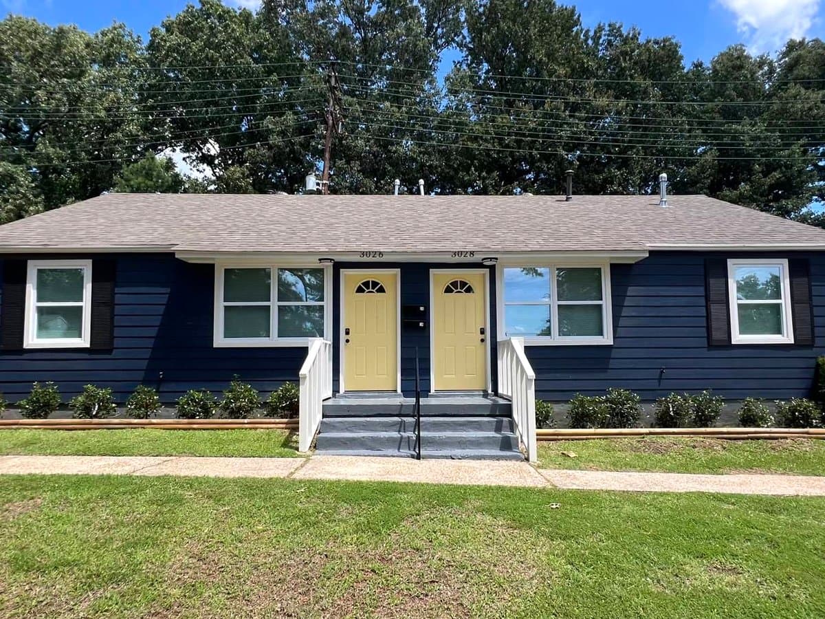 A renovated home in the University District area of Memphis